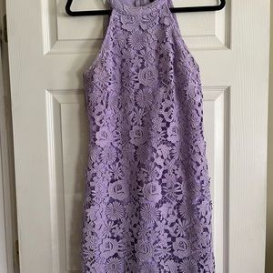 Lulu’s lilac lace dress